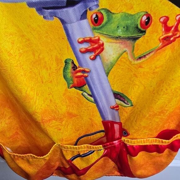 Primal Wear Easy Rider Cycling Jersey Men's XL Yellow Red Graphic Short - Picture 8 of 9